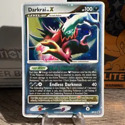 Darkrai LV.X DP19 Diamond and Pearl Black Star Promo Holo Pokemon TCG LP/MP - Image 5