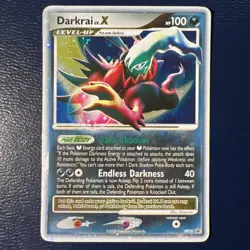 Darkrai LV.X DP19 Diamond and Pearl Black Star Promo Holo Pokemon TCG LP/MP - Image 7