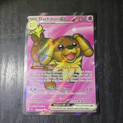Dachsbun EX #160/142 Stellar Crown Ultra Rare Pokemon TCG - Image 11