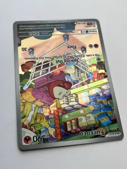 2023 POKEMON SV PALDEA EVOLVED ILLUSTRATION RARE #201 FUECOCO Full Alt Art - Image 6