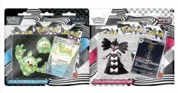 Pokemon Black Bolt & White Flare Tech Sticker Collection Set of 2 - PRESALE 8/1 - Image 1