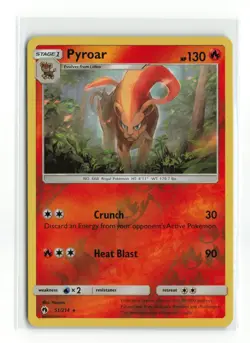 PYROAR 51/214 LOST THUNDER REVERSE HOLO POKEMON TCG NM-LP - Image 3